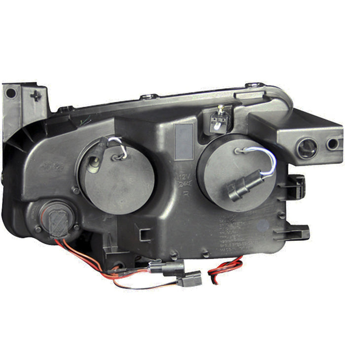 Anzo USA 121382 Projector Headlight Set w/Halo; Clear Lens; Chrome Housing; Pair; - Truck Part Superstore