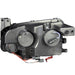 Anzo USA 121382 Projector Headlight Set w/Halo; Clear Lens; Chrome Housing; Pair; - Truck Part Superstore