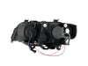 Anzo USA 121398 Projector Headlight Set w/Halo; Clear Lens; Black Housing; Pair; CCFL; - Truck Part Superstore