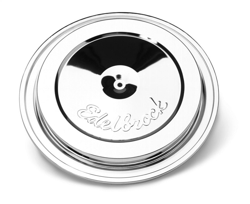 Edelbrock 1213 Chrome Air Cleaner Top with Single Wing Nut for 1988-92 GM T.B.I. Vehicles - Truck Part Superstore