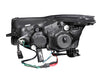 Anzo USA 121400 Projector Headlight Set w/Halo; Clear Lens; Black Housing; Pair; w/LED Eyebrow; - Truck Part Superstore