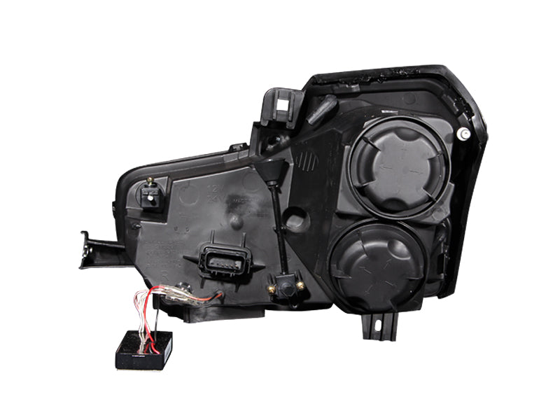 Anzo USA 121415 Projector Headlight Set w/Halo; Clear Lens; Black Housing; Pair; - Truck Part Superstore