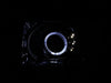 ANZO USA 121431 Projector Headlight Set w/Halo; Clear Lens; Chrome Housing; Pair; - Truck Part Superstore