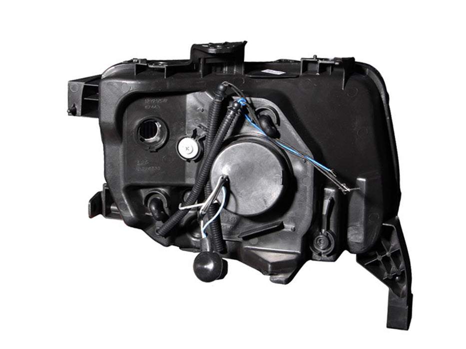 Anzo USA 121432 Projector Headlight Set w/Halo; Clear Lens; Black Housing; Pair; - Truck Part Superstore