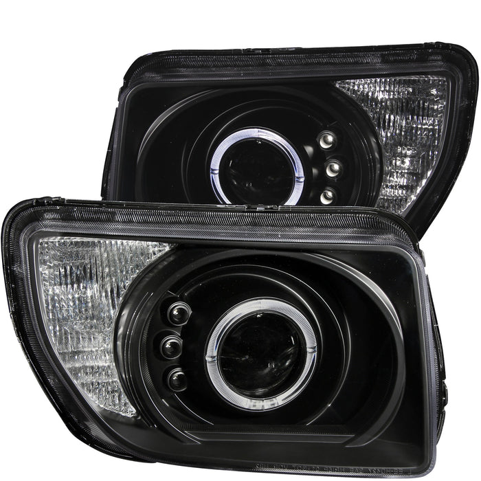 Anzo USA 121432 Projector Headlight Set w/Halo; Clear Lens; Black Housing; Pair; - Truck Part Superstore