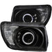 Anzo USA 121432 Projector Headlight Set w/Halo; Clear Lens; Black Housing; Pair; - Truck Part Superstore