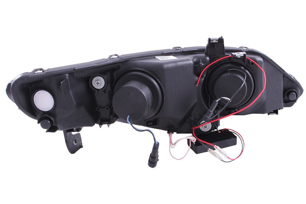 Anzo USA 121454 Projector Headlight Set w/Halo; Clear Lens; Black Housing; Pair; CCFL; - Truck Part Superstore