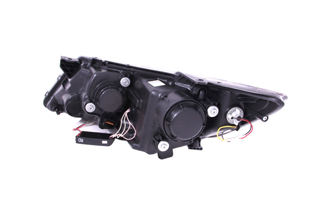 Anzo USA 121459 Projector Headlight Set w/Halo; Clear Lens; Chrome Housing; Pair; CCFL; - Truck Part Superstore