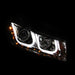 ANZO USA 121461 Projector Headlight Set; Clear Lens; Chrome Housing; Pair; w/U-Bar; - Truck Part Superstore