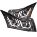 Anzo USA 121462 Projector Headlight Set; Clear Lens; Black Housing; Pair; w/U-Bar; - Truck Part Superstore