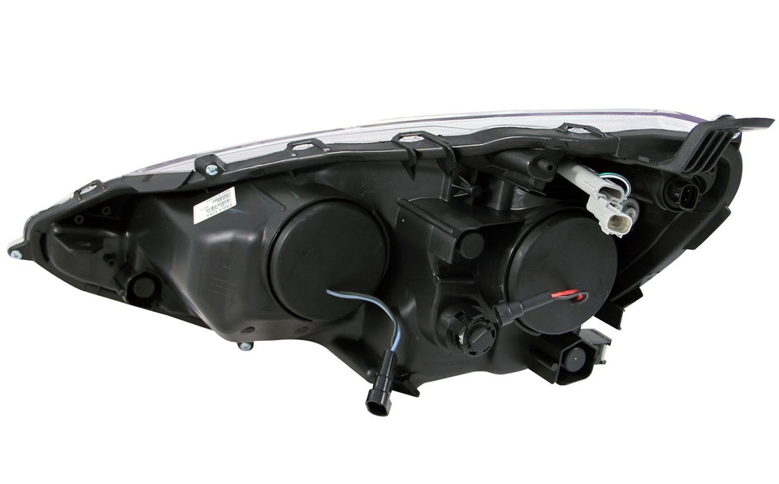 ANZO USA 121473 Projector Headlight Set; Clear Lens; Chrome Housing; Pair; w/Plank Style Design; - Truck Part Superstore