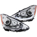 ANZO USA 121473 Projector Headlight Set; Clear Lens; Chrome Housing; Pair; w/Plank Style Design; - Truck Part Superstore
