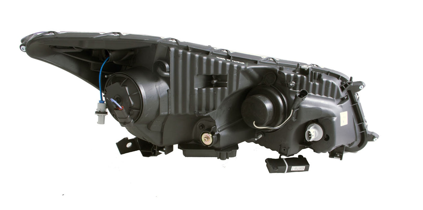Anzo USA 121483 Projector Headlight Set; Clear Lens; Black Housing; Pair; w/U-Bar; - Truck Part Superstore