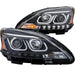 Anzo USA 121487 Projector Headlight Set; Clear Lens; Black Housing; Pair; w/U-Bar; - Truck Part Superstore