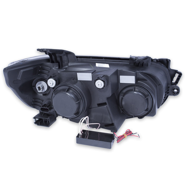 Anzo USA 121489 Projector Headlight Set w/Halo; Clear Lens; Chrome Housing; Pair; CCFL; - Truck Part Superstore