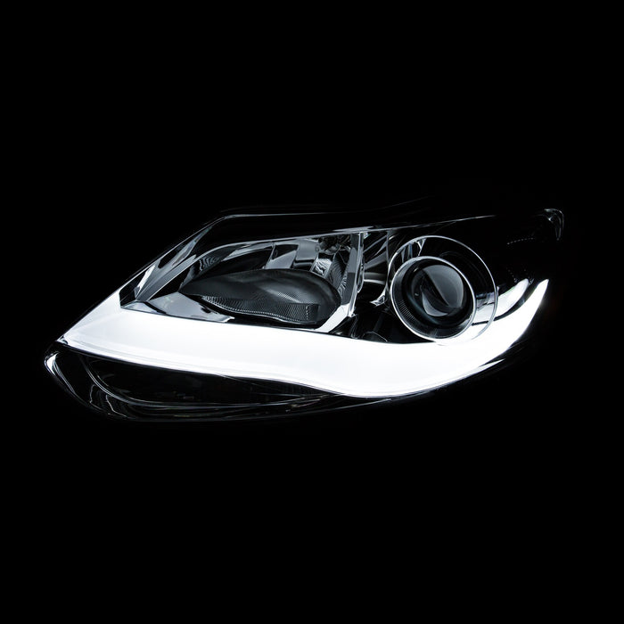 Anzo USA 121490 Projector Headlight Set; Clear Lens; Black Housing; Pair; w/Plank Style Design; - Truck Part Superstore