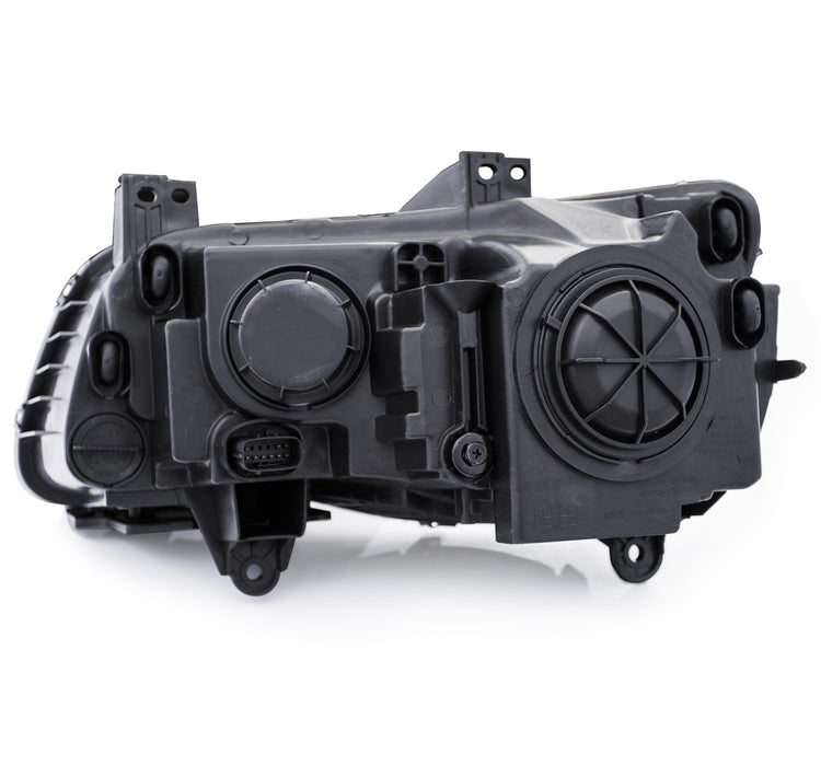 Anzo USA 121495 Projector Headlight Set; Clear Lens; Black Housing; Pair; w/Plank Style Design; - Truck Part Superstore