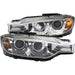 Anzo USA 121505 Projector Headlight Set; Clear Lens; Chrome Housing; Pair; w/U-Bar; - Truck Part Superstore