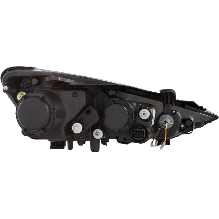 Anzo USA 121511 Projector Headlight Set; Clear Lens; Black Housing; Pair; w/Plank Style Design; - Truck Part Superstore