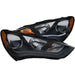 Anzo USA 121511 Projector Headlight Set; Clear Lens; Black Housing; Pair; w/Plank Style Design; - Truck Part Superstore