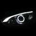 Anzo USA 121520 Projector Headlight Set w/Halo; Black w/Amber; - Truck Part Superstore