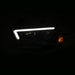 Anzo USA 121524 Projector Headlight Set; Clear Lens; Black Housing; Pair; w/Plank Style Design; - Truck Part Superstore