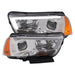 Anzo USA 121525 Projector Headlight Set; Clear Lens; Chrome Housing; Pair; w/Plank Style Design; - Truck Part Superstore