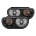 Anzo USA 121526 Crystal Headlight Set; Clear Lens; Black Housing; White/Amber; - Truck Part Superstore