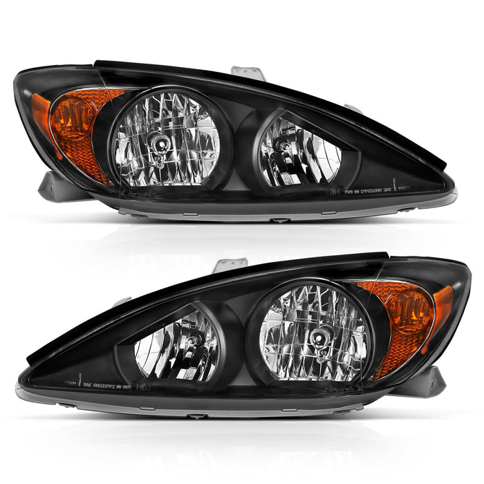 ANZO USA 121538 Headlights Black Amber - Truck Part Superstore