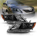 Anzo USA 121539 Projector Headlight Set; Black w/Amber; Pair; - Truck Part Superstore