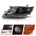 Anzo USA 121539 Projector Headlight Set; Black w/Amber; Pair; - Truck Part Superstore