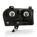 Anzo USA 121544 Crystal Headlight Set; Clear Lens; Black Housing; Pair; - Truck Part Superstore