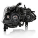 Anzo USA 121549 Projector Headlight Set; Clear Lens; Black w/Amber Housing; Pair; - Truck Part Superstore