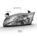 Anzo USA 121555 Crystal Headlight Set; Chrome w/Amber Housing; Pair; - Truck Part Superstore