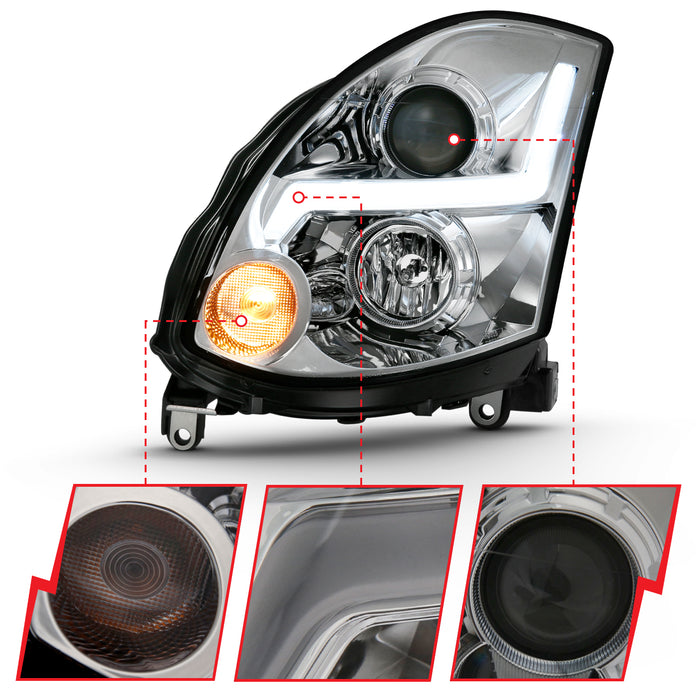 Anzo USA 121557 Projector Headlight Set - Truck Part Superstore