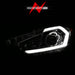 Anzo USA 121563 Projector Headlight Set; Chrome Housing; w/Light Bar; w/DRL; - Truck Part Superstore