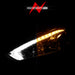 Anzo USA 121564 Projector Headlight Set; w/Light Bar Switchback; Black Housing; w/DRL; - Truck Part Superstore