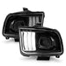 Anzo USA 121566 Projector Headlight Set; Black Housing; Pair; w/Light Bar; Pair; - Truck Part Superstore