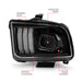 Anzo USA 121566 Projector Headlight Set; Black Housing; Pair; w/Light Bar; Pair; - Truck Part Superstore
