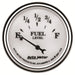 AutoMeter 1216 GAUGE; FUEL LEVEL; 2 1/16in.; 240OE TO 33OF; ELEC; OLD TYME WHITE II - Truck Part Superstore