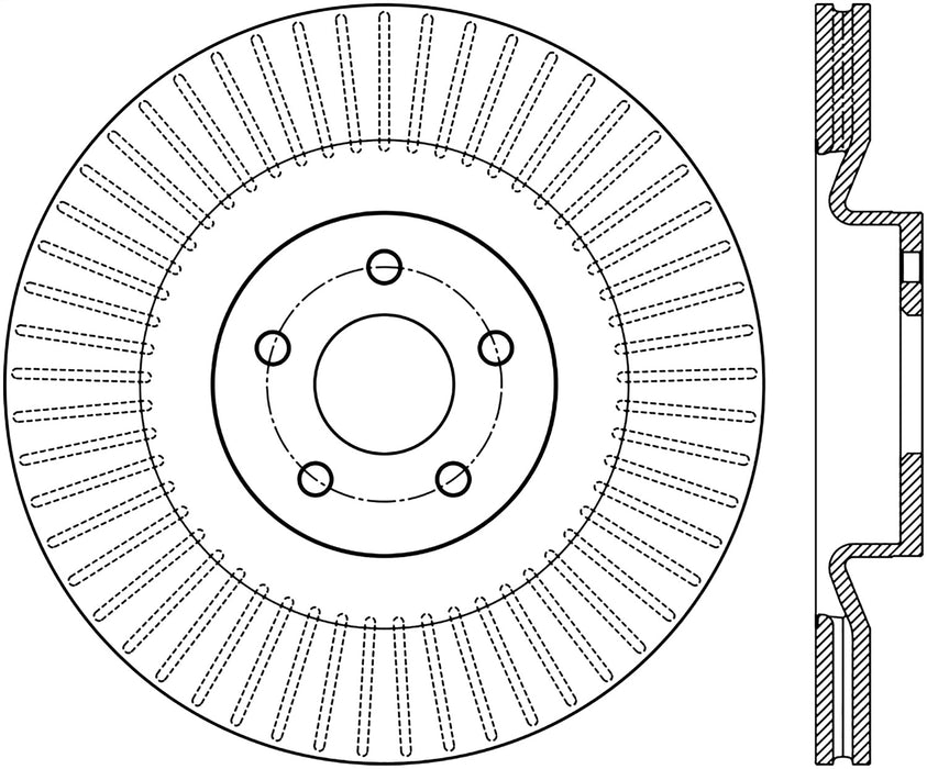 StopTech 121.61124CRY StopTech Cryostop Brake Rotor; Front - Truck Part Superstore