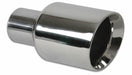Vibrant Performance 1226 Round Stainless Steel Tip; 3.5 in.; Double Wall; Angle Cut; 7.5 in. Long; - Truck Part Superstore