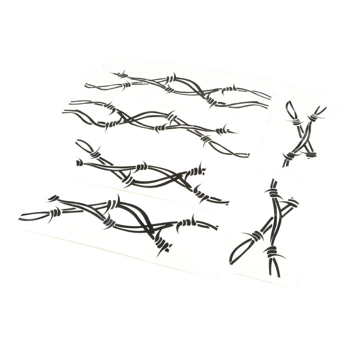 Rugged Ridge 12300.32 Side Decal; Pair; Barbed Wire; - Truck Part Superstore