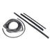 Omix 12303.53 Door Seal Kit; Left; 5 pc.; For Hardtop w/Fixed Vent Window; Rubber; - Truck Part Superstore