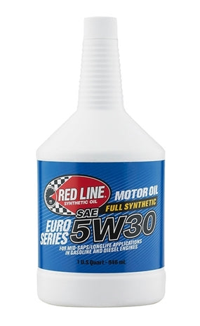 Red Line Oil 12304 Euro-Series 5W30 Synthetic Motor Oil Red Line Oil - Truck Part Superstore
