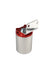 Aeromotive Fuel System 12308 10 Micron, Red/Polished Canister Fuel Filter - Truck Part Superstore