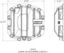 B&M 12314 Differential Cover; Front; For Dana 44 Advantek; Nodular Iron; - Truck Part Superstore
