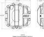 B&M 12314 Differential Cover; Front; For Dana 44 Advantek; Nodular Iron; - Truck Part Superstore