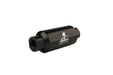 Aeromotive Fuel System 12321 Filter, In-Line, 10-m Fabric Element, ORB-10 Port, Bright-Dip Black, 2" OD. - Truck Part Superstore