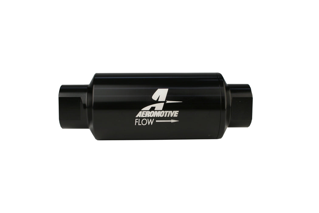 Aeromotive Fuel System 12324 100 Micron, ORB-10 Black Fuel Filter - Truck Part Superstore